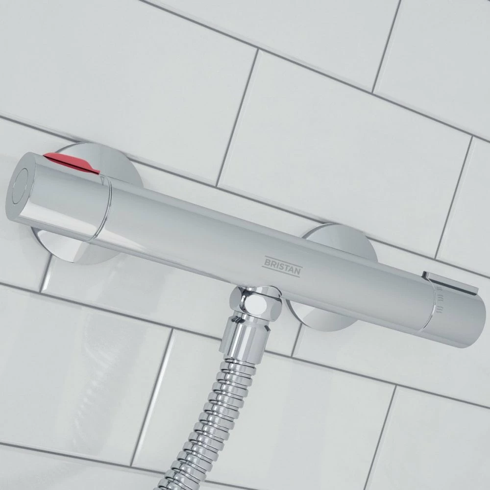 Zing Cool Touch Thermostatic Bar Shower & Kit - ZI SHxSMCT C - Image 2