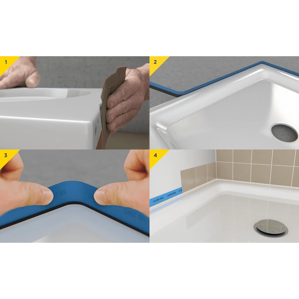 4.0m Flexible Waterproof Upstand For Baths & Shower Trays - Image 2