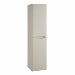 Kartell Arc 350mm X 1400mm Wall Mounted Tall Storage Unit Matt Cashmere