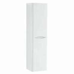 Kartell Arc 350mm X 1400mm Wall Mounted Tall Storage Unit White Gloss