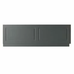 Kartell Astley 1800mm Traditional Matt Grey 2-Piece Bath Front Panel