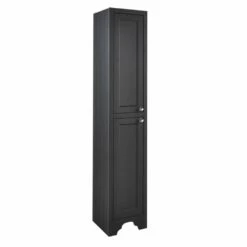 Kartell Buckingham 350mm X 1820mm Floor Standing Side Unit Black Oak