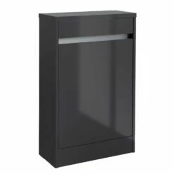 Kartell City Back To Wall WC Unit Storm Grey Gloss