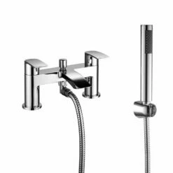 Kartell Curve Bath Shower Mixer Tap Polished Chrome