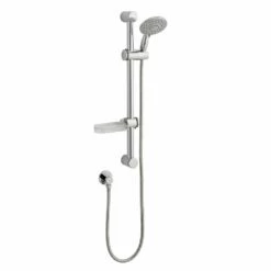 Kartell Deluge Slide Rail Kit With Soap Tray & 6 Mode Handset Chrome