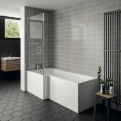 Kartell Elite 1600mm L Shaped Bath