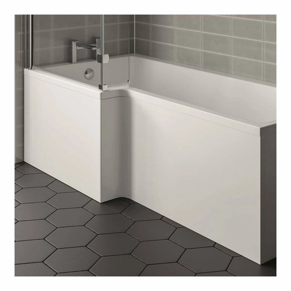 Kartell Elite 1800mm L Shaped Shower Bath Front Panel