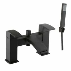 Kartell Fiuto Nero Matt Black Bath Shower Mixer Tap