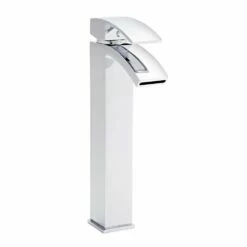 Kartell Flair Tall Mono Basin Mixer Tap Polished Chrome
