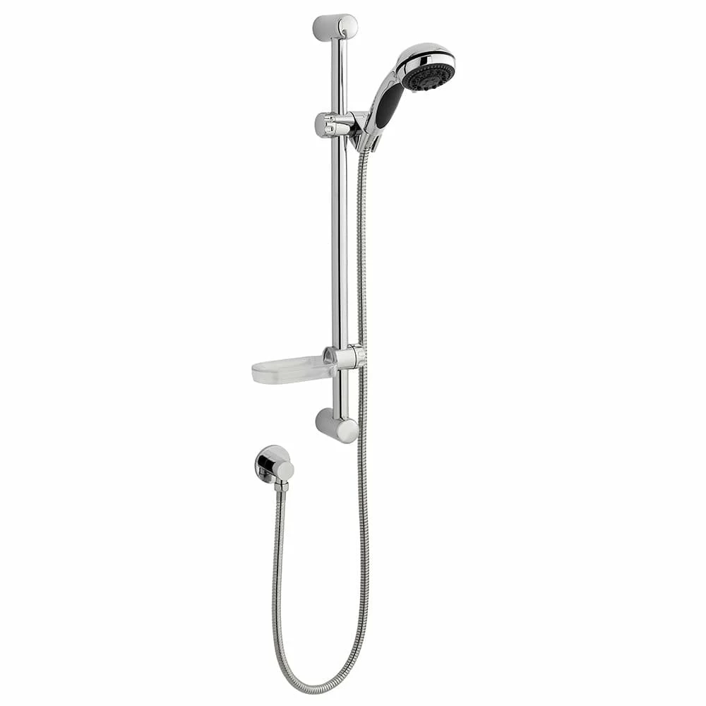 Kartell Flow Slide Rail & Multi-Function Handset Kit With Soap Tray Chrome