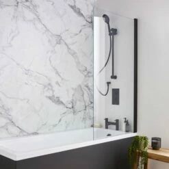 Kartell Nero Square Bath Screen