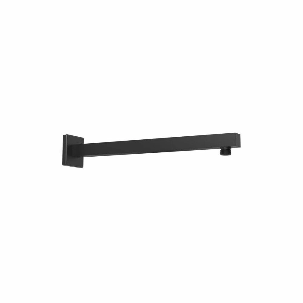 Kartell Nero Square Wall Mounted Shower Arm Matt Black