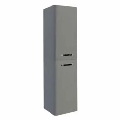 Kartell Options 350mm X 1400mm Wall Mounted Tall Storage Unit Basalt Grey