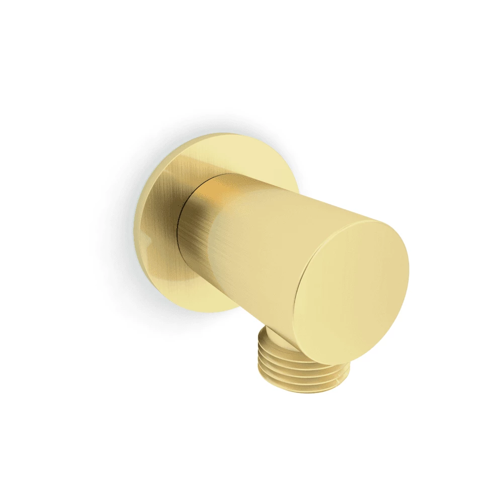 Kartell Ottone Round Brushed Brass Outlet Elbow