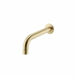 Kartell Ottone Wall Mounted Bath Spout Brushed Brass
