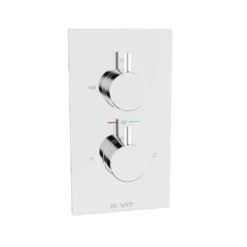 Kartell Plan Concealed Thermostatic Shower Valve Chrome