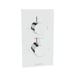 Kartell Plan Concealed Thermostatic Shower Valve With Diverter Chrome