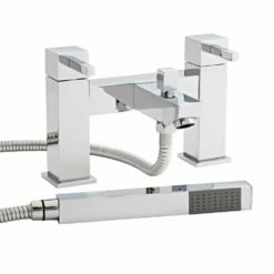 Kartell Pure Bath Shower Mixer Tap Polished Chrome