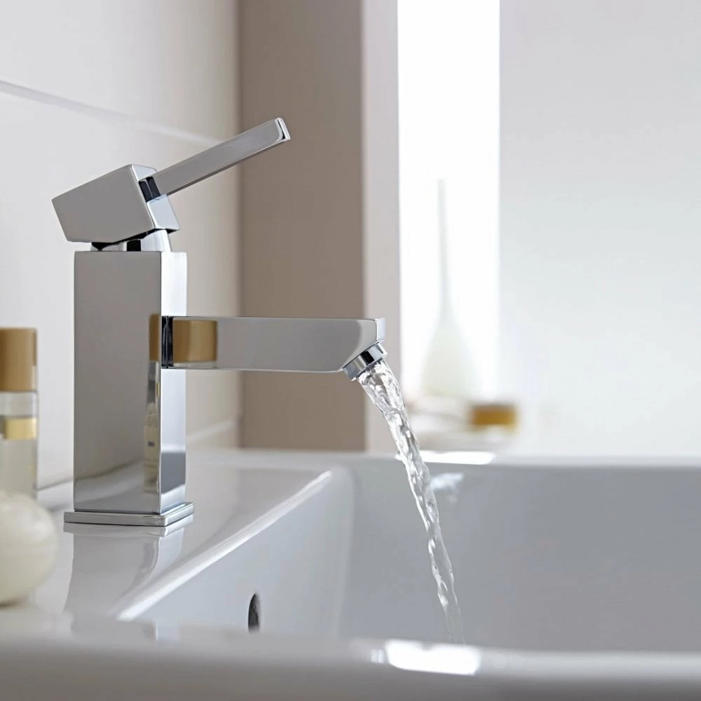 Kartell Pure Mono Basin Mixer Tap Polished Chrome - Image 2