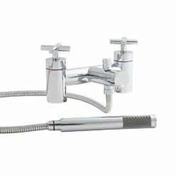 Kartell Times Bath Shower Mixer Tap Polished Chrome