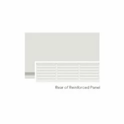 Kartell White 700mm Sonic Reinforced Bath End Panel